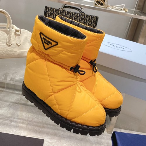 프라다 패딩 나일론 블로우 패딩 부츠