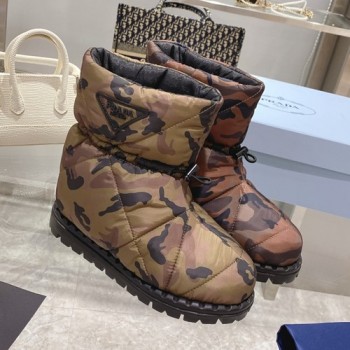 프라다 패딩 나일론 블로우 패딩 부츠