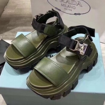 프라다 플랫폼 샌들