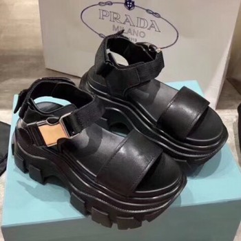 프라다 플랫폼 샌들