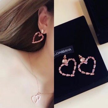 D&G 하트 귀걸이