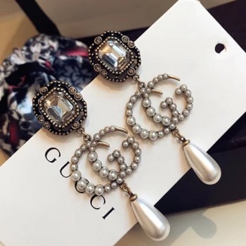 구찌 GG로고 귀걸이