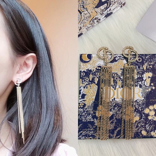 디올 CD로고 드롭 귀걸이