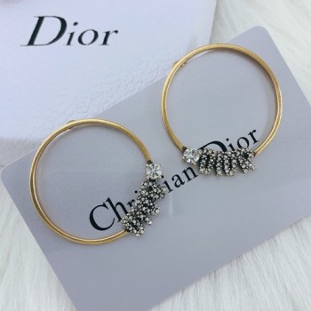 디올 CD로고 링 귀걸이