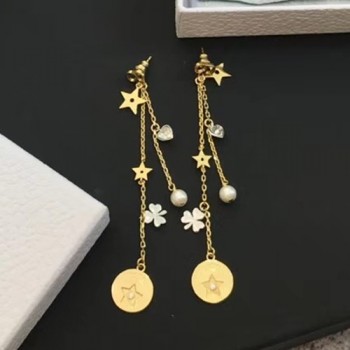 디올 드롭 귀걸이