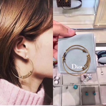 디올 링 귀걸이