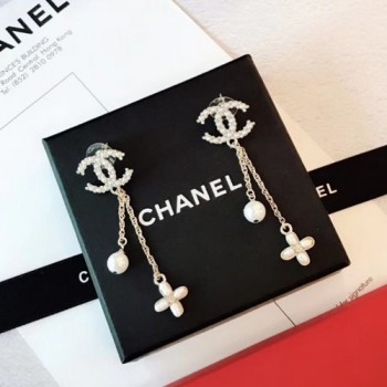 샤넬 C로고 드롭 귀걸이