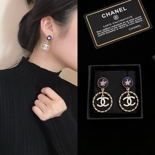 샤넬 C로고 진주 귀걸이