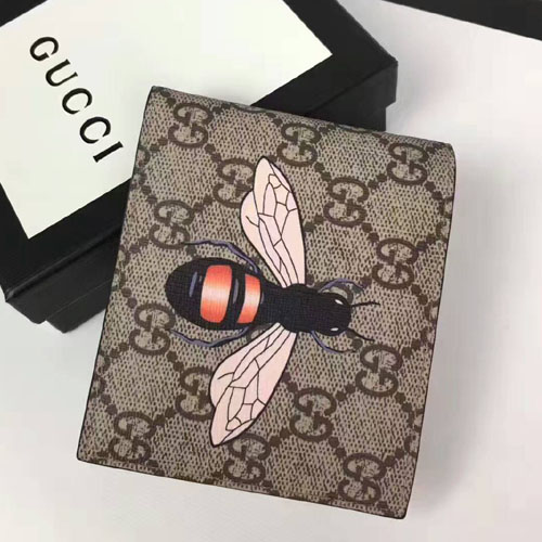 구찌 451268 GG수프림 꿀벌 반지갑