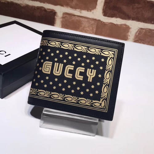 구찌 프린트 로고 반지갑