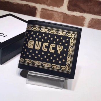 구찌 프린트 로고 반지갑