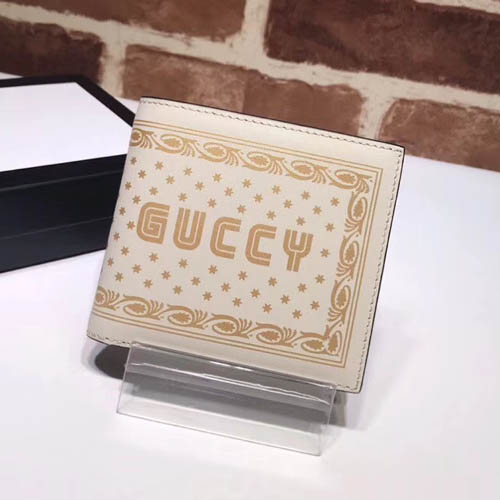 구찌 프린트 로고 반지갑