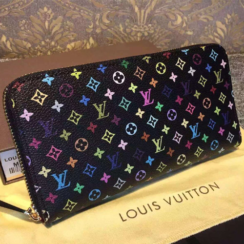루이비통 멀티 블랙 지퍼월릿