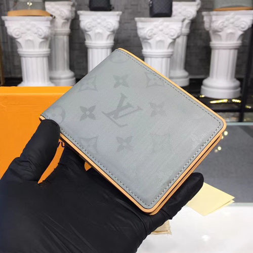 루이비통 모노그램 티타늄 캔버스 멀티플 월릿