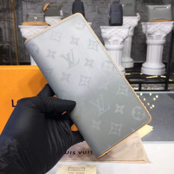 루이비통 모노그램 티타늄 캔버스 브라짜 월릿