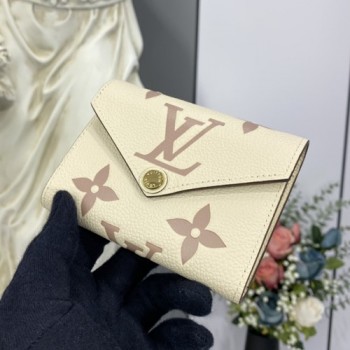 루이비통 바이컬러 모노그램 앙프레뜨 빅토린 월릿 반지갑