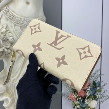 루이비통 바이컬러 모노그램 앙프레뜨 빅토린 지피 월릿 장지갑