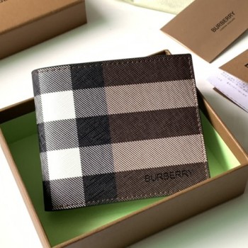 버버리 빈티지 체크 반지갑