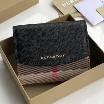 버버리 빈티지 체크 반지갑