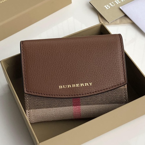 버버리 빈티지 체크 반지갑