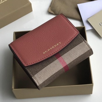 버버리 빈티지 체크 반지갑