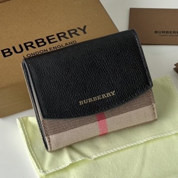 버버리 하우스 체크 반지갑