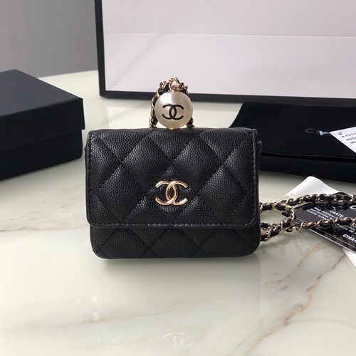 샤넬 AP2119 진주 체인 플랩 동전지갑