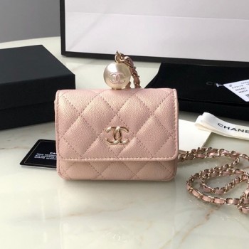 샤넬 AP2119 진주 체인 플랩 동전지갑