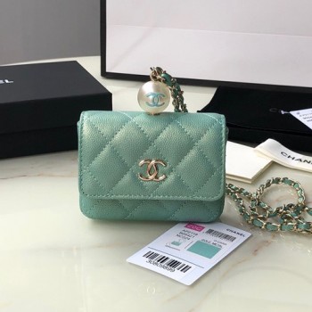 샤넬 AP2119 진주 체인 플랩 동전지갑