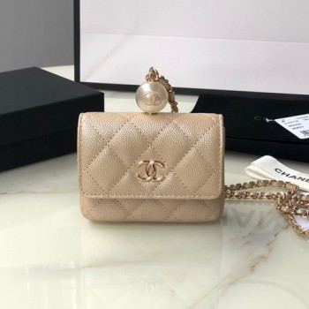 샤넬 AP2119 진주 체인 플랩 동전지갑