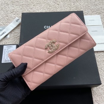 샤넬 AP2740 스트라스 체인 CC 플랩 장지갑