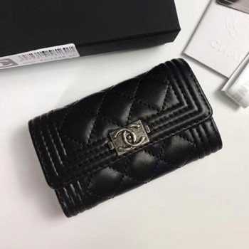 샤넬 램스킨 카드지갑