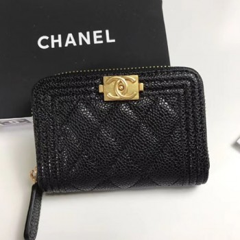 샤넬 캐비어 카드지갑
