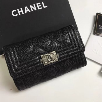 샤넬 캐비어 카드지갑