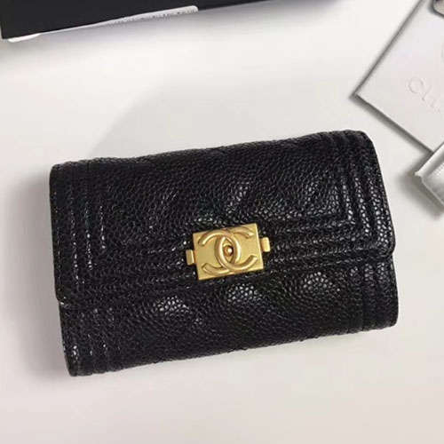 샤넬 캐비어 카드지갑
